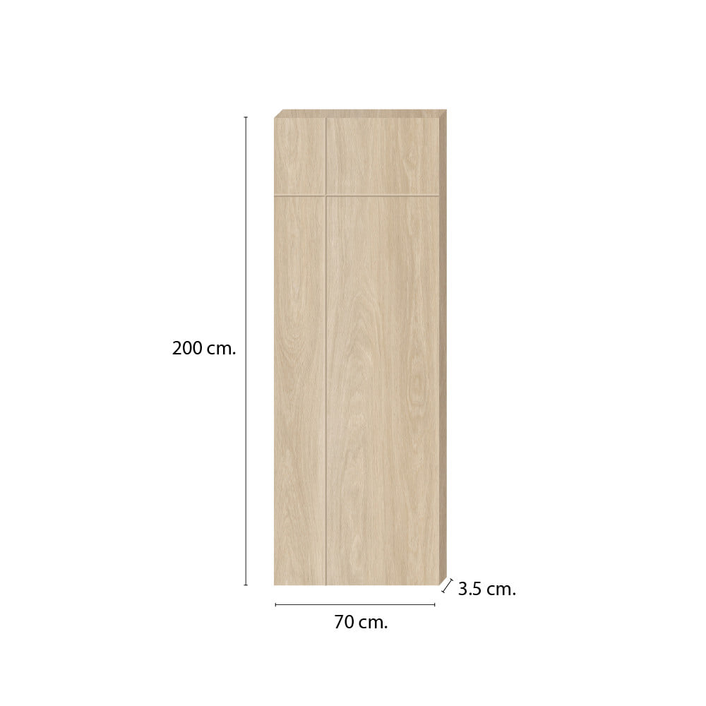 ประตูภายใน SPC ไม่เจาะลูกบิด INTO SPEC INTERSECT 70x200 ซม. สี CREAMIA