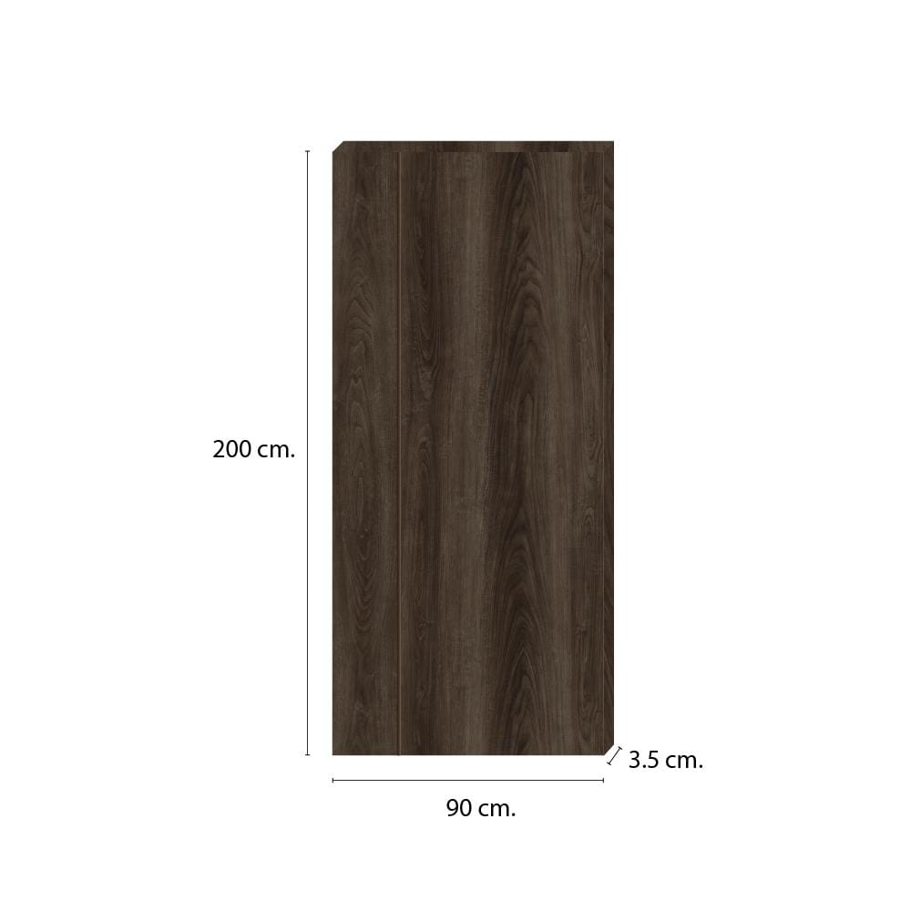 ประตูภายใน SPC ไม่เจาะลูกบิด INTO SPEC LINEAR 90x200 ซม. สี ENGLISH WALNUT