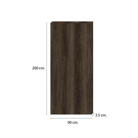 ประตูภายใน SPC ไม่เจาะลูกบิด INTO SPEC LINEAR 90x200 ซม. สี ENGLISH WALNUT_3