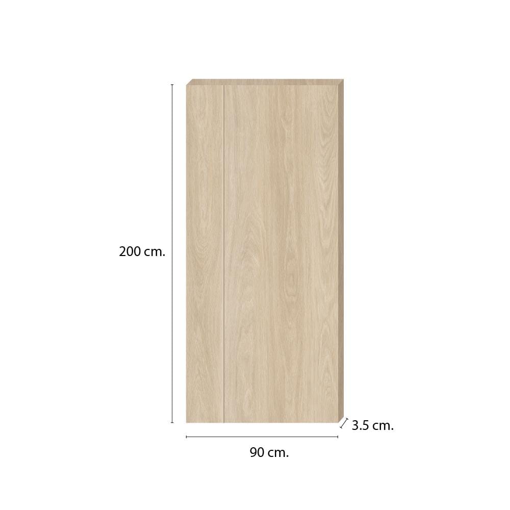 ประตูภายใน SPC ไม่เจาะลูกบิด INTO SPEC LINEAR 90x200 ซม. สี CREMIA