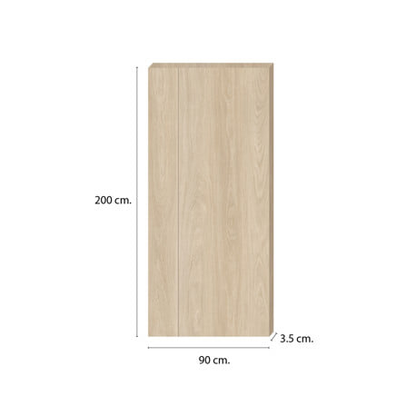 ประตูภายใน SPC ไม่เจาะลูกบิด INTO SPEC LINEAR 90x200 ซม. สี CREAMIA_3