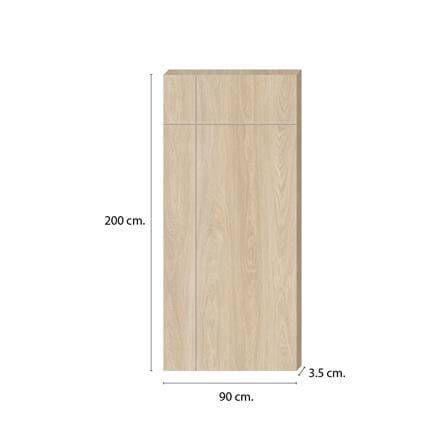 ประตูภายใน SPC ไม่เจาะลูกบิด INTO SPEC INTERSECT 90x200 ซม. สี CREMIA_3