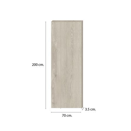 ประตูภายใน SPC ไม่เจาะลูกบิด INTO SPEC LINEAR 70x200 ซม. สี PRECIOUS OAK_3