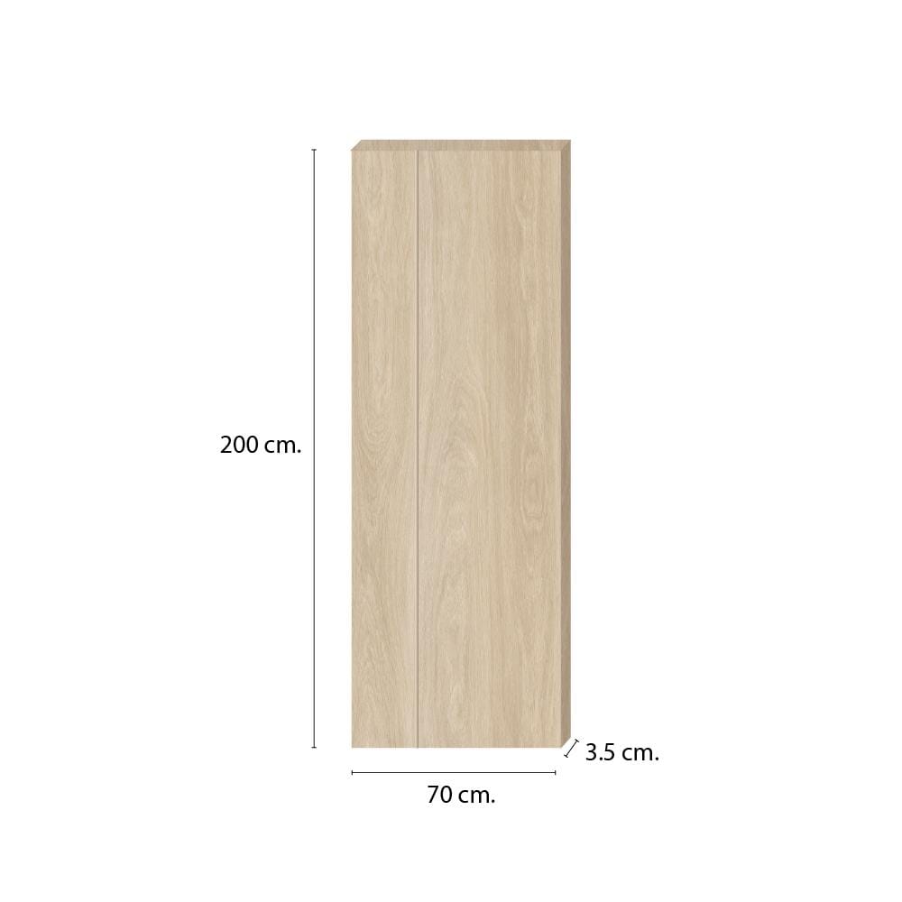 ประตูภายใน SPC ไม่เจาะลูกบิด INTO SPEC LINEAR 70x200 ซม. สี CREMIA