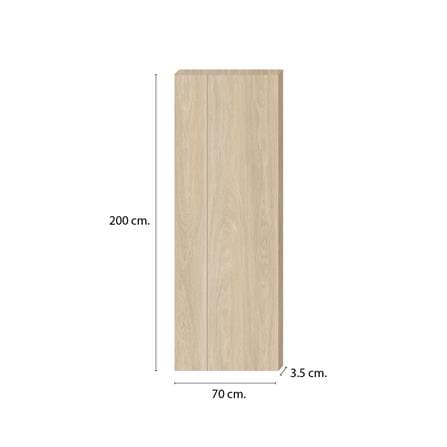 ประตูภายใน SPC ไม่เจาะลูกบิด INTO SPEC LINEAR 70x200 ซม. สี CREMIA_3