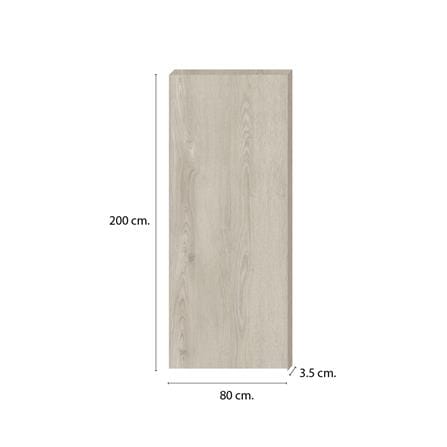ประตูภายใน SPC ไม่เจาะลูกบิด INTO SPEC 80x200 ซม. สี PRECIOUS OAK_3