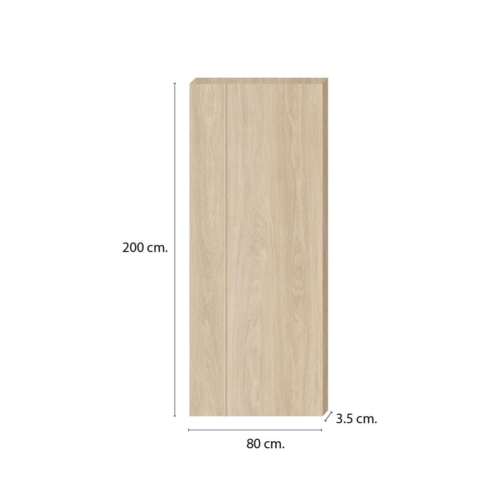 ประตูภายใน SPC ไม่เจาะลูกบิด INTO SPEC LINEAR 80x200 ซม. สี CREMIA