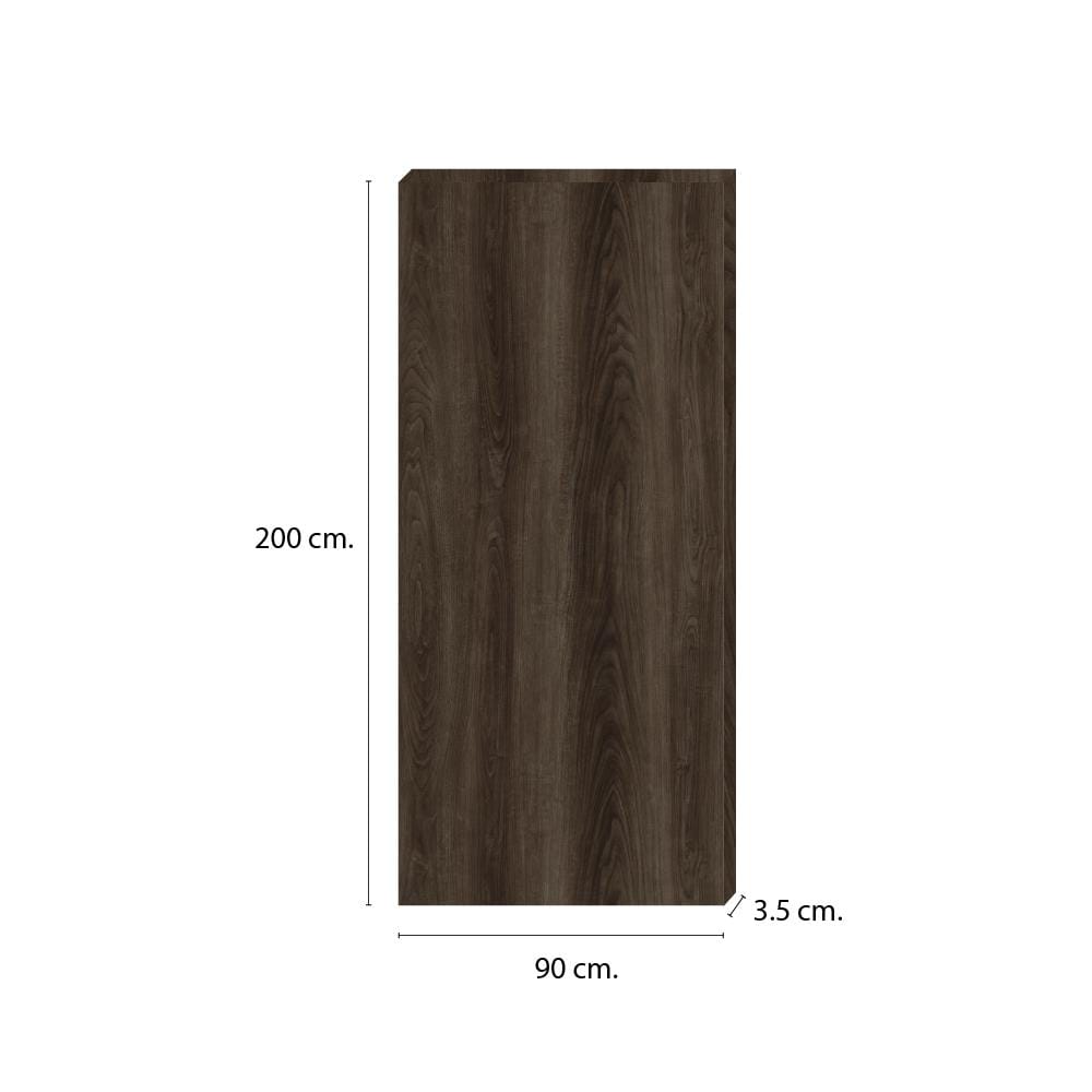 ประตูภายใน SPC ไม่เจาะลูกบิด INTO SPEC 90x200 ซม. สี ENGLISH WALNUT