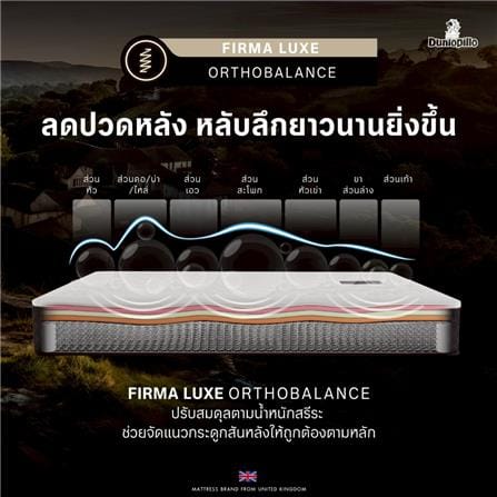 ที่นอนสปริง 6 ฟุต DUNLOPILLO ASHBOURNE_10