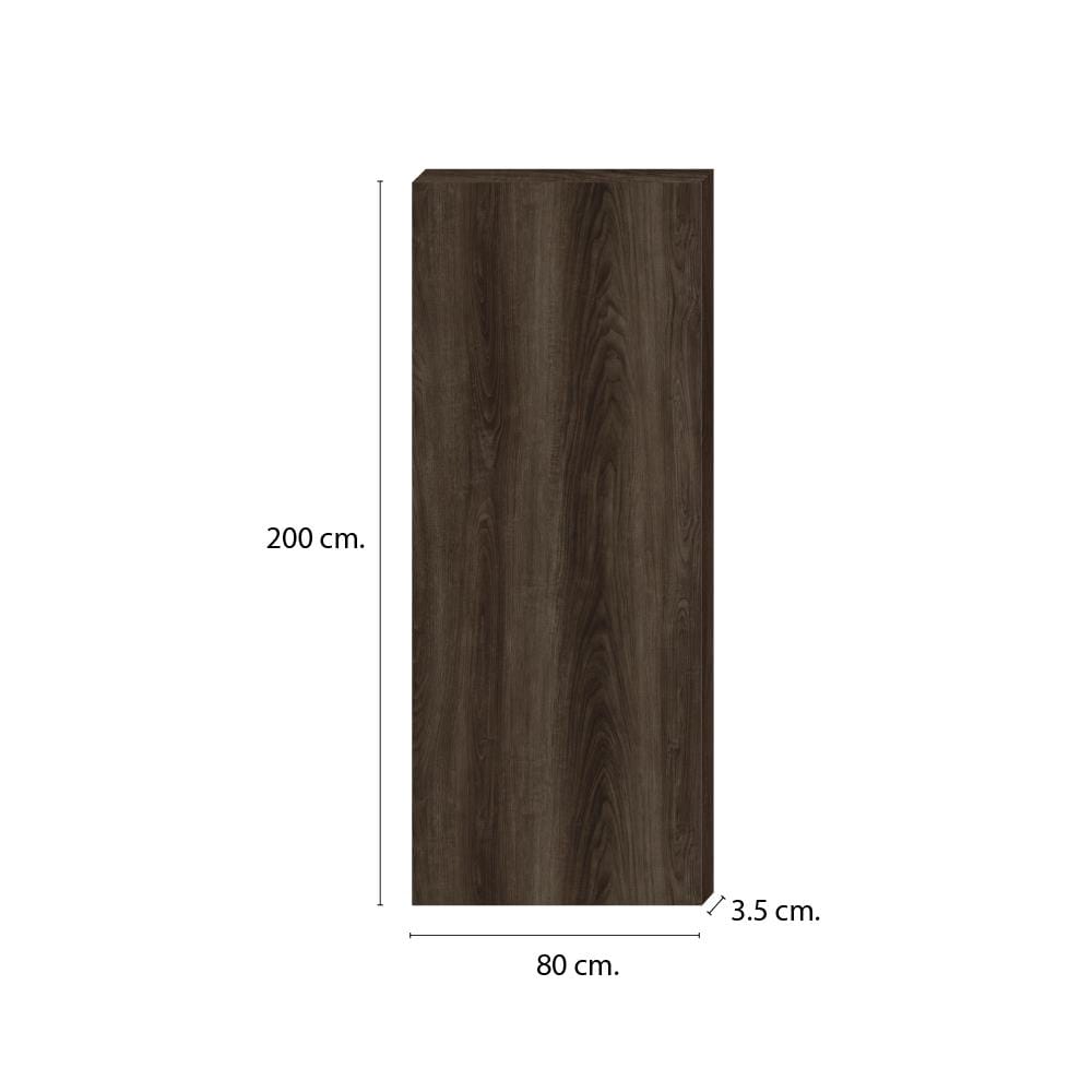 ประตูภายใน SPC ไม่เจาะลูกบิด INTO SPEC 80x200 ซม. สี ENGLISH WALNUT