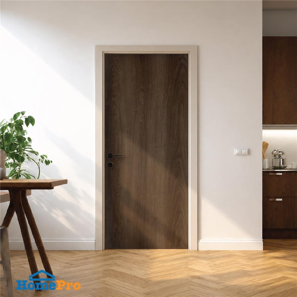 ประตูภายใน SPC ไม่เจาะลูกบิด INTO SPEC 90x200 ซม. สี AFRICAN SAPELE
