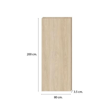ประตูภายใน SPC ไม่เจาะลูกบิด INTO SPEC 80x200 ซม. สี CREMIA_3