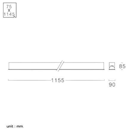 โคมตะแกรงฝังฝ้า LED L&E 9H-A2358 22 วัตต์ COOL WHITE สีขาว_6