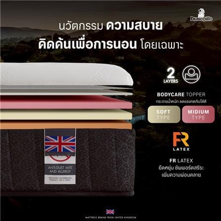 ที่นอนสปริง 3.5 ฟุต DUNLOPILLO ASHBOURNE_6