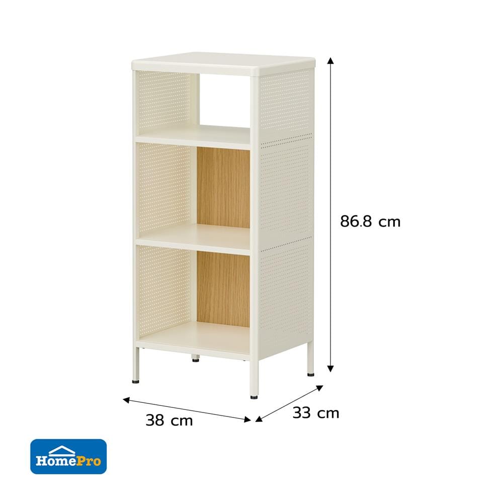 ชั้นวางของ 4 ชั้น STACKO NORDIC 38x33x86.8 ซม. สีขาว