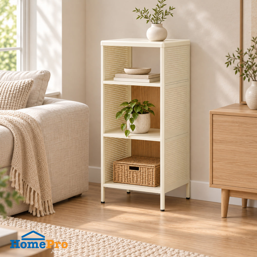 ชั้นวางของ 4 ชั้น STACKO NORDIC 38x33x86.8 ซม. สีขาว