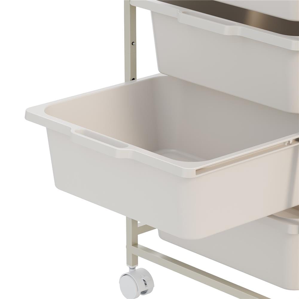 ชั้นลิ้นชัก 4 ชั้น STACKO NORDIC 39x29x67.3 ซม. สีขาว