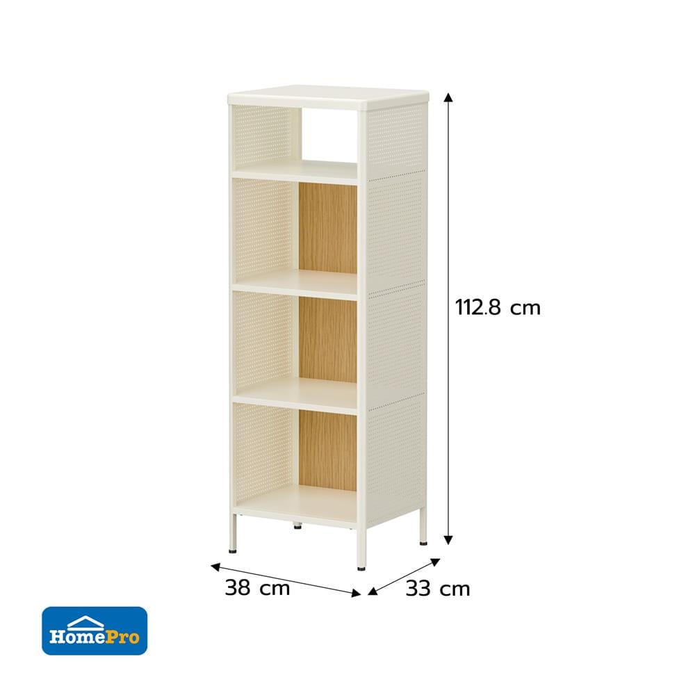 ชั้นวางของ 5 ชั้น STACKO NORDIC 38x33x112.8 ซม. สีขาว