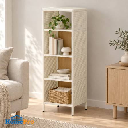 ชั้นวางของ 5 ชั้น STACKO NORDIC 38x33x112.8 ซม. สีขาว_0