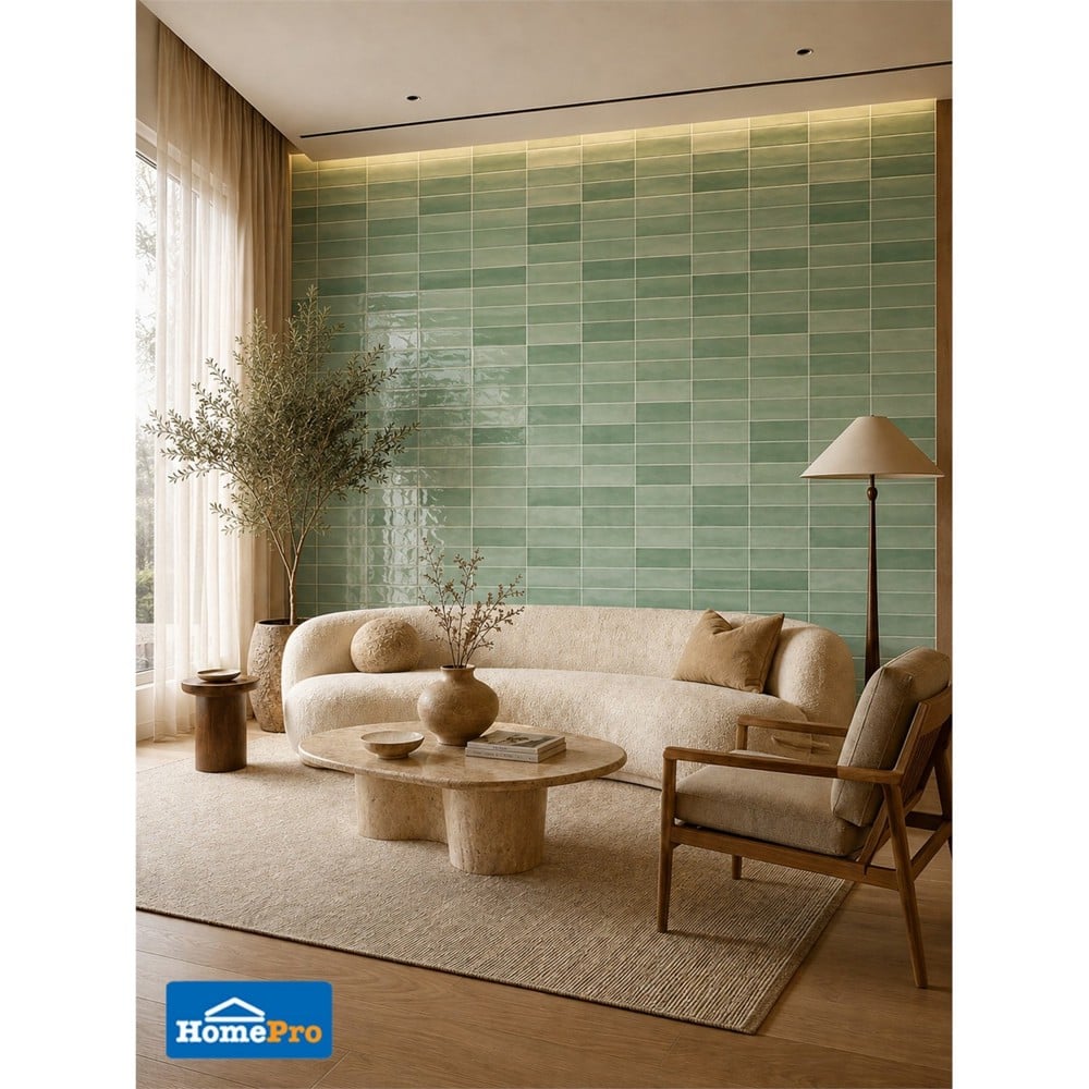 กระเบื้องผนัง 30x60 ซม. TARA โมริ กรีน A 0.9 ตร.ม.