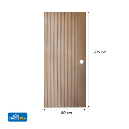 ประตูภายใน WPC AZLE PZW01 80x200 ซม. เจาะลูกบิด สี WARM WALNUTS_6