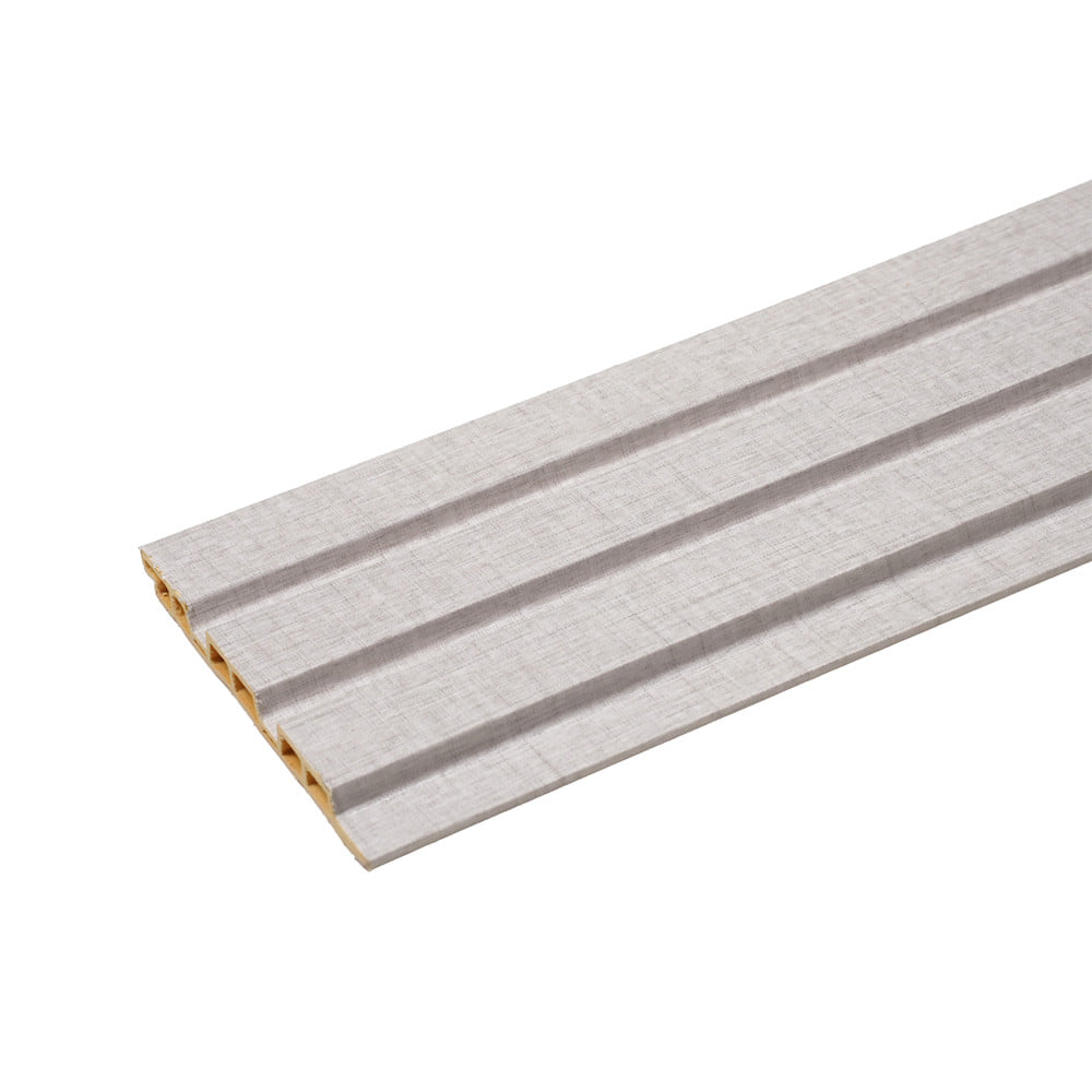แผ่นผนัง PVC CROBERN JF178-FZ12 12x1.2x240 ซม. สีเทา