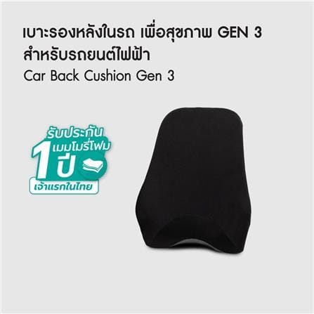 ชุดเบาะรองหลัง BEWELL GEN3 HC-006 21x16 นิ้ว สีดำ_4