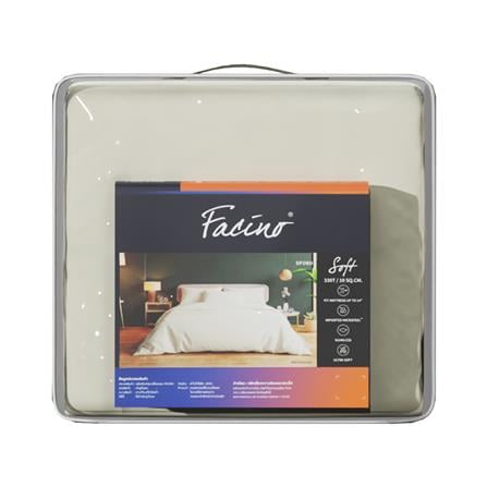 ชุดผ้าปูที่นอน 5 ฟุต (ชุด 6 ชิ้น) FACINO SOLID SF080_4