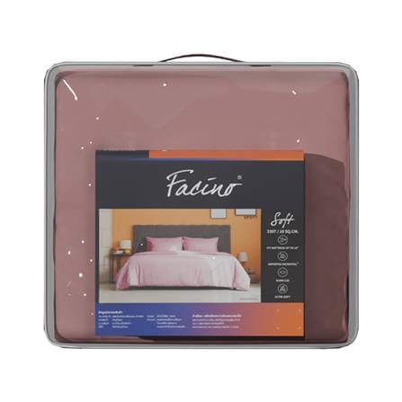 ชุดผ้าปูที่นอน 5 ฟุต (ชุด 6 ชิ้น) FACINO SOLID SF077_4