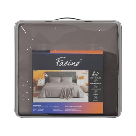 ชุดผ้าปูที่นอน 3.5 ฟุต (ชุด 4 ชิ้น) FACINO SOLID SF078_4