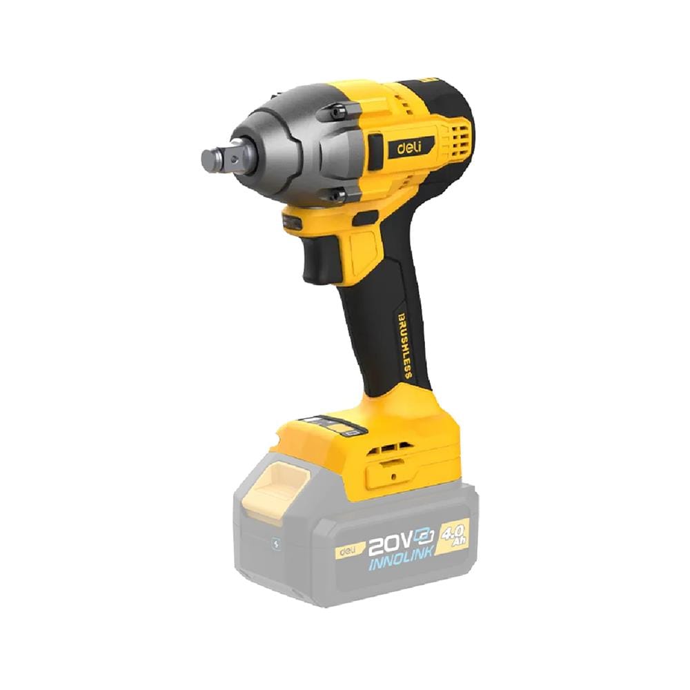 บล็อกกระแทกไร้สาย (เฉพาะตัวเครื่อง) DELI EDC230Z 20 โวลต์