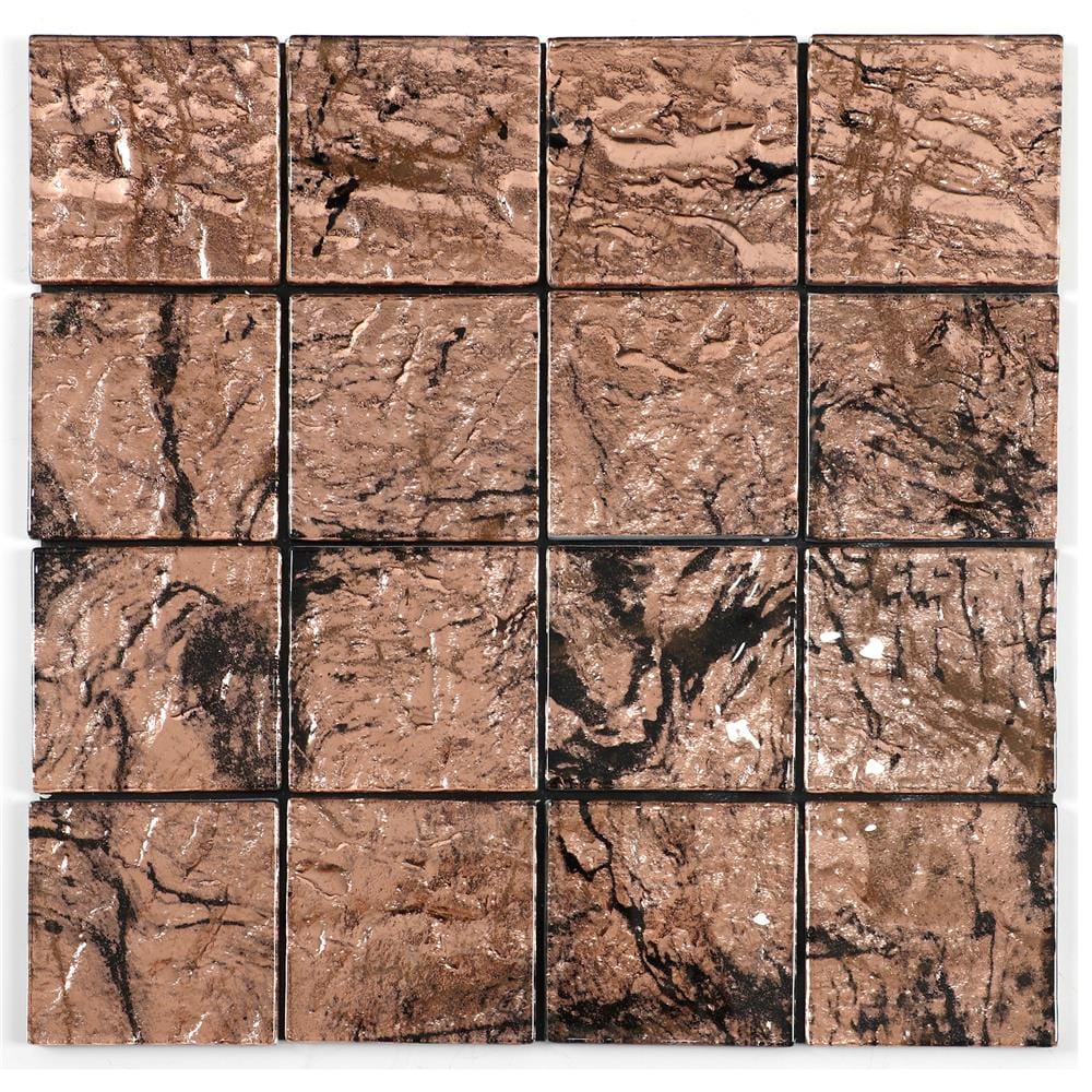 โมเสค มีกาวในตัว 30x30 ซม. TARA COPPER STONE