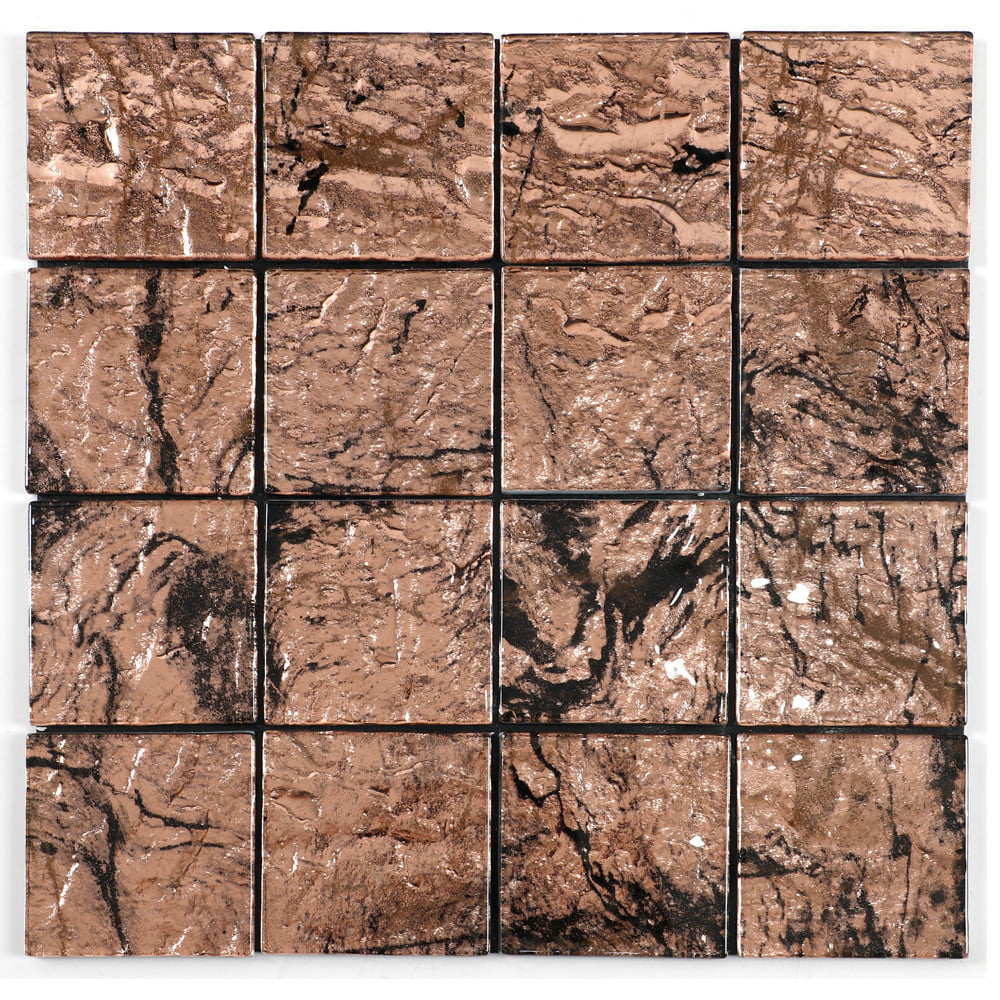 โมเสค มีกาวในตัว 30x30 ซม. TARA COPPER STONE