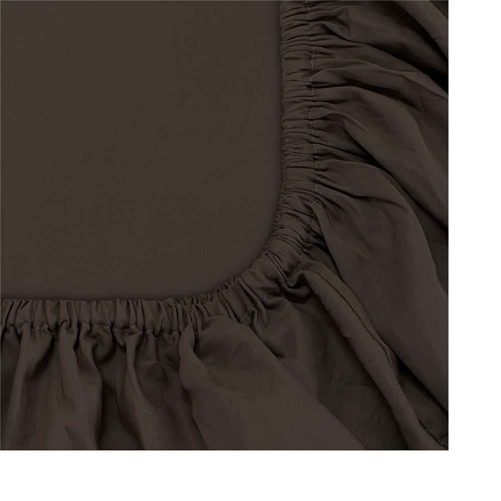 ชุดผ้าปูที่นอน 6 ฟุต (ชุด 6 ชิ้น) PICASSO PB NANO SILK สี DARK BROWN