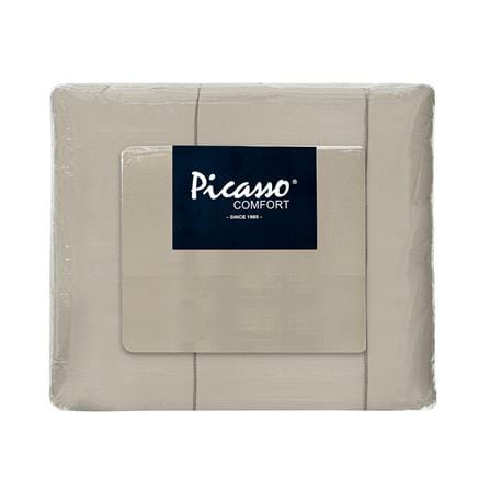 ชุดผ้าปูที่นอน 6 ฟุต (ชุด 6 ชิ้น) PICASSO PB NANO SILK สี CREAM_3