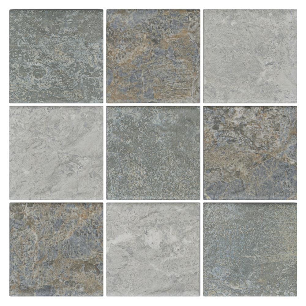 โมเสคพอร์ซเลน 30x30 ซม. COTTO 4SR1-เอิร์ธ อะซูไรต์มิกเทา