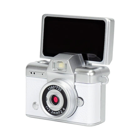 กล้องมินิพกพา พร้อมจอพับเซลฟี่ HOMEPRO สีขาว_0