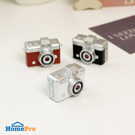 กล้องมินิพกพา พร้อมจอพับเซลฟี่ HOMEPRO สีขาว_7