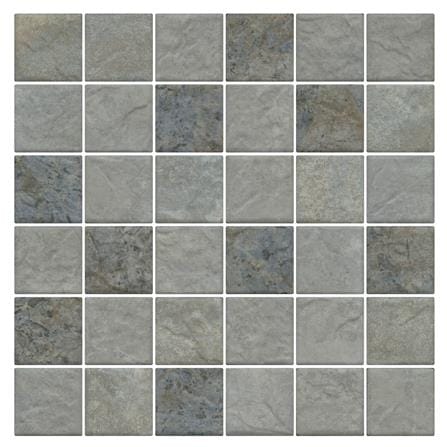 โมเสคพอร์ซเลน 30x30 ซม. COTTO 2SR1-SOUTH PACIFIC เทาอ่อน_0
