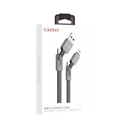 สายชาร์จ 4IN1 EARLDOM 1 เมตร สีดำ_1