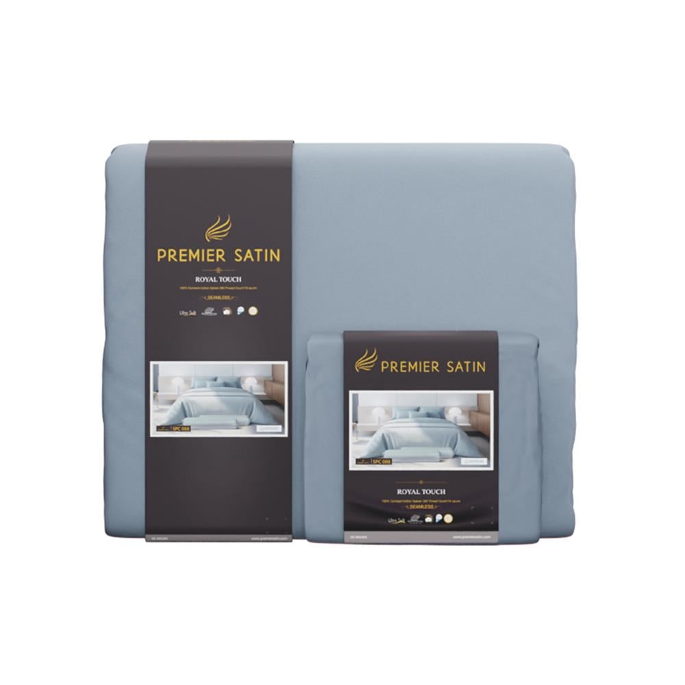 ชุดผ้าปูที่นอน 3.5 ฟุต (ชุด 4 ชิ้น) PREMIER SATIN ROYAL TOUCH SOLID SPC088