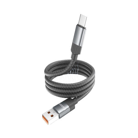 สายชาร์จ USB-A TO TYPE-C MAGNET EARLDOM 1 เมตร สีดำ