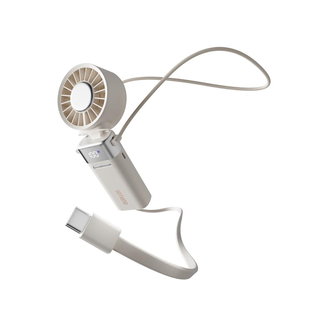 พัดลมพกพา 1 นิ้ว SOTHING HANDHELD FAN ICE-Z POWER 2 สีขาว
