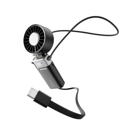 พัดลมพกพา 1 นิ้ว SOTHING HANDHELD FAN ICE-Z POWER 2 สีดำ_0