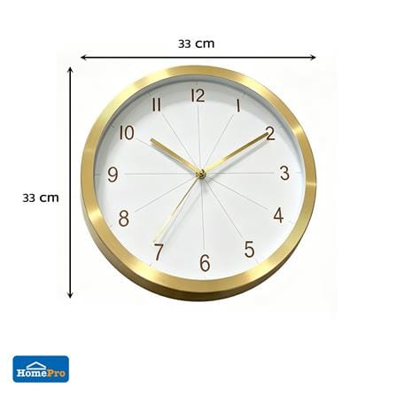 นาฬิกาแขวน SNAZZ 26PC-4 13 นิ้ว สีทอง_2