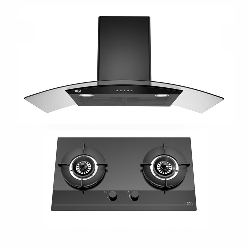 เตาฝัง+เครื่องดูดควัน LINEA GD73.1 2G+ LDD 90.2 BK