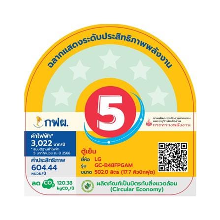 ตู้เย็น MULTI DOOR LG GC-B48FPGAM 17.7 คิว กระจกดำ อินเวอร์เตอร์_6