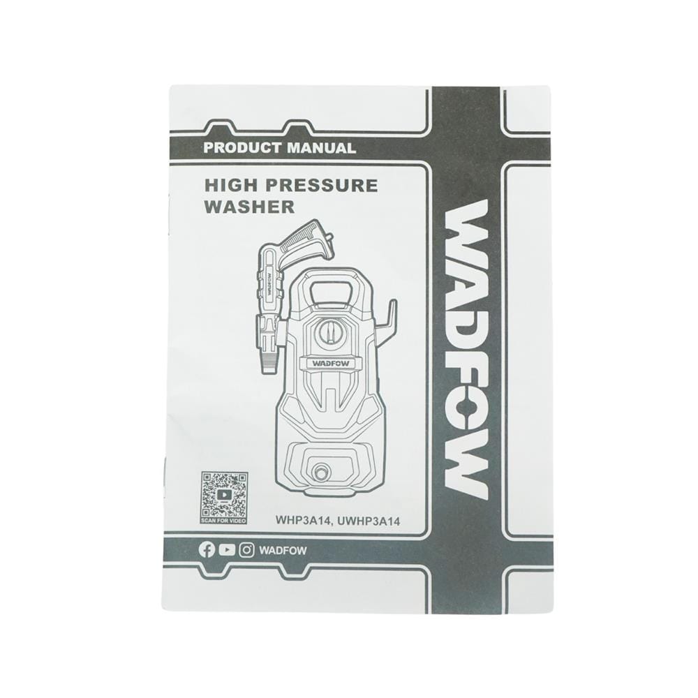 เครื่องฉีดน้ำ WADFOW WHP3A14 110 บาร์ 1400 วัตต์