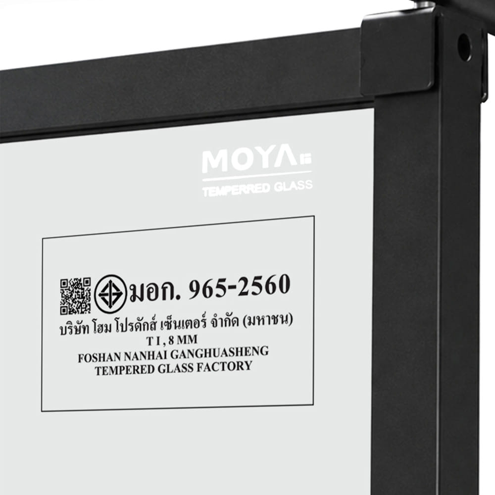 ฉากกั้นอาบน้ำ MOYA AT-SWP2 190 ซม.