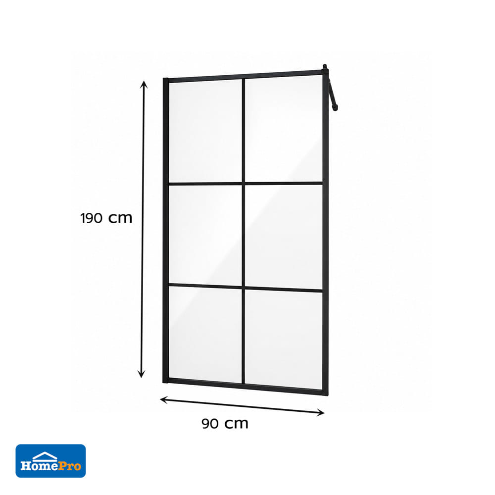 ฉากกั้นอาบน้ำ MOYA AT-SWP2 190 ซม.